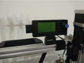 azsmz lcd 12864 cas L'imprimante 3d de pièces écran 3d print model - Mito3D