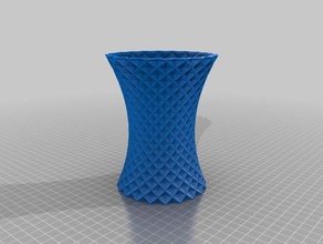 erwin double spirale vase décor personnalisé 3d print model - Mito3D