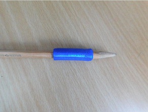 simple pencil pen grip ninjaflex parts 3d print model - Mito3D