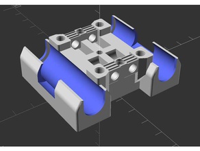 hipercubo evolution x-transporte - 10mm x 16mm rolamentos Impressora 3d de peças 3d print model - Mito3D