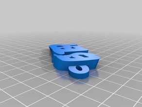 ester Schlüsselanhänger kundengebundene 3d print model - Mito3D