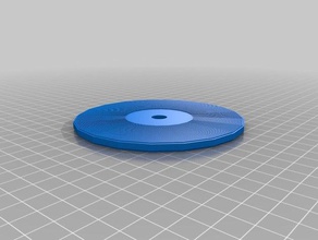 45 lp coaster arredamento drink dischi in vinile 3d print model - Mito3D