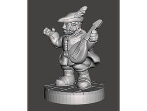 gnome bard remix juegos 3d print model - Mito3D