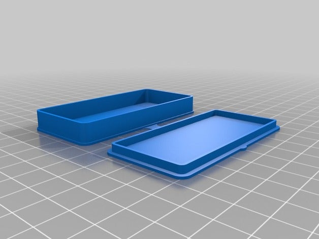 meine individuelle Fall rechteckig Container kundengebundene 3D print model - Mito3D