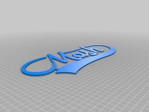mash logo araç 3d print model - Mito3D