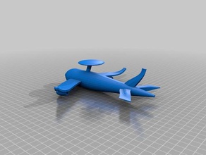avexx radar plane models airplane 3d print model - Mito3D