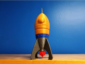 rocket toy & game accessories 3d print model - Mito3D