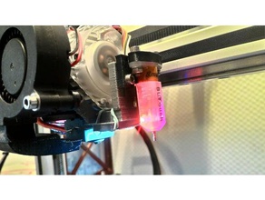 titan aero bl toque titular do diodo emissor de luz Impressora 3d peças bltouch montagem e3d led 3d print model - Mito3D