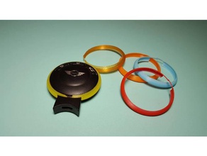 portachiavi anello mini cooper i veicoli key fob chiave trim 3d print model - Mito3D