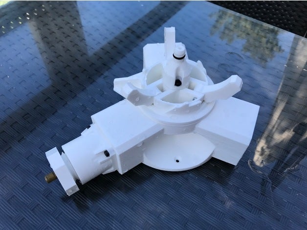 bottle rocket launch pad nozzle diy gardena water 3D print model - Mito3D