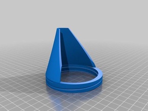mason jar spout kitchen & dining funnel lid screw 3d print model - Mito3D