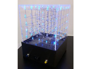 stand vellemann 5x5 led-cube de l'électronique 3d print model - Mito3D