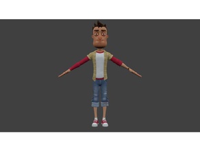 player people characters helloneighbor helloneighbour hello neighbor neighbour body character 3d print model - Mito3D