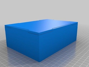 özelleştirilmiş basit parametrik kutusu jeneratör lazer kesim benim araç sahipleri & kutu 3d print model - Mito3D
