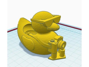 tourist duck bath toys & games 3d print model - Mito3D