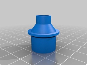 my customized vacuum hose adapter parts 3d print model - Mito3D
