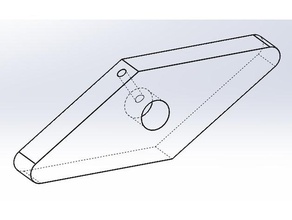 williams fogo pinball escada trapezoidal peças de substituição 3d print model - Mito3D