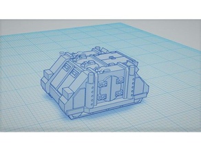 básica rt transporte de tropas rhino classe v2 brinquedos & games epic40k futuro do veículo 3d print model - Mito3D