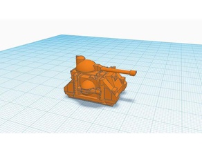 rt armored fighting vehicle-predator-Klasse v2 Spielzeug & Spiele epic40k zukünftige Fahrzeug 3d print model - Mito3D