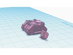 rt command rhino damocles class v2 toys & games epic40k future vehicle 3d print model - Mito3D