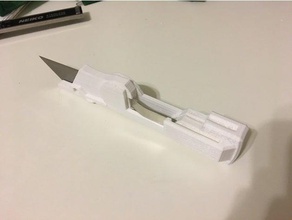 cambio-una-hoja de cuchillo utilidad pla optimización herramientas mano cómoda reemplazo la cuchilla 3d print model - Mito3D