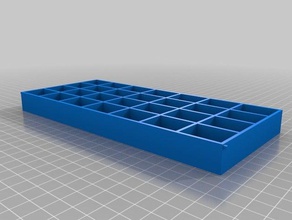 caro hap kutusu kaplar özelleştirilmiş 3d print model - Mito3D