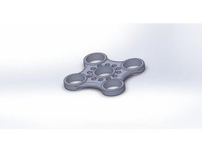 quadri main spinner L'impression 3d 4 fidget la olokhyn tetra 3d print model - Mito3D