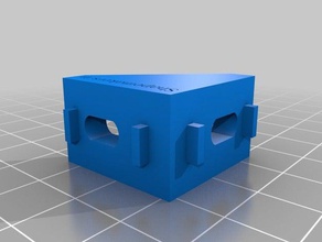 20x20 aluminum profile corner fitting parts shapemakers shapemakersin 3d print model - Mito3D