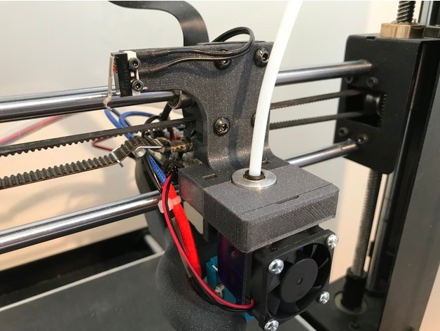 e3d v6 bowden mount wanhao duplicator i3 plus 3d printer extruders cocoon create touch extruder monoprice maker 3D print model - Mito3D