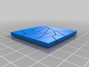 estalava placa de piso 20 diferentes variantes esculturas 28mm 40k crackle chão miniatura modelo tampo mesa wargaming 3d print model - Mito3D