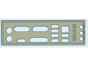 asus p7h55 mle o seyir gösteren bir panel 3d baskı 3d print model - Mito3D