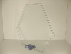 cama de cristal pie Impresora 3d accesorios las piezas accesorio stand 3d print model - Mito3D