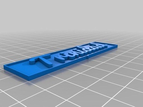 my customized plant sign outdoor & garden 3d print model - Mito3D
