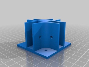 12mm x bracket wall mount organization customized 3d print model - Mito3D