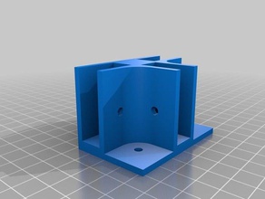 12mm t foot bracket wall mount organization customized 3d print model - Mito3D