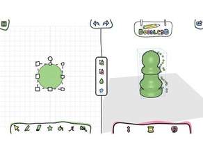 ajedrez peón La impresión en 3d doodle3d transformar 3d print model - Mito3D
