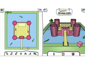 castle designed 3d printing doodle3d transform 3d print model - Mito3D