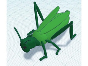 insectes sautrelle brinquedos & games insecte 3d print model - Mito3D