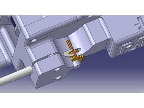 riemen alanında f r bowden flexieblem malzeme kemer flex sürülür 3d yazıcı ekstruder 3d print model - Mito3D