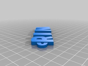 riana organização personalizado 3d print model - Mito3D