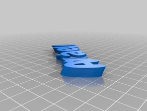 annabell Anahtarlık özelleştirilmiş 3d print model - Mito3D