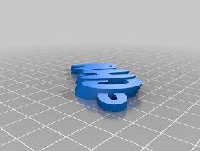 nametag chinay organization customized 3d print model - Mito3D
