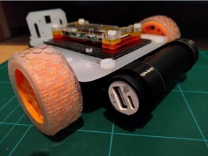 pts-pi del banco poder de batería clip la electrónica pimoroni raspberry pi cero 3d print model - Mito3D