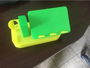 iphone watch phone stand organization 3d print model - Mito3D