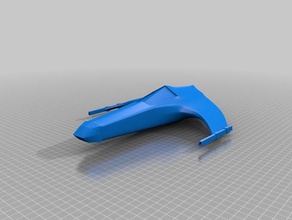 thought up star fighter 3d printing made ship wars starfighter starship 3d print model - Mito3D