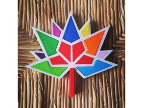 3d Kanada 150 logosu işaretler ve logolar beesupplies beethefirst beeverycreative günü logo 3d print model - Mito3D