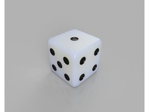 basic die single & dual extrusion dice 3d print model - Mito3D