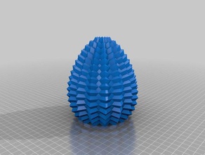 ejderha yumurtası - kolay baskı 3d harika serin yazdırma yumurta 3d print model - Mito3D