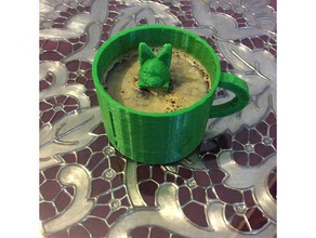 Hund-cup Küche und Esszimmer Kaffee cup Essen Hund 3d print model - Mito3D