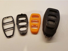 ford chaveiro botão protetor a indústria automotiva o chaves do carro 3d print model - Mito3D